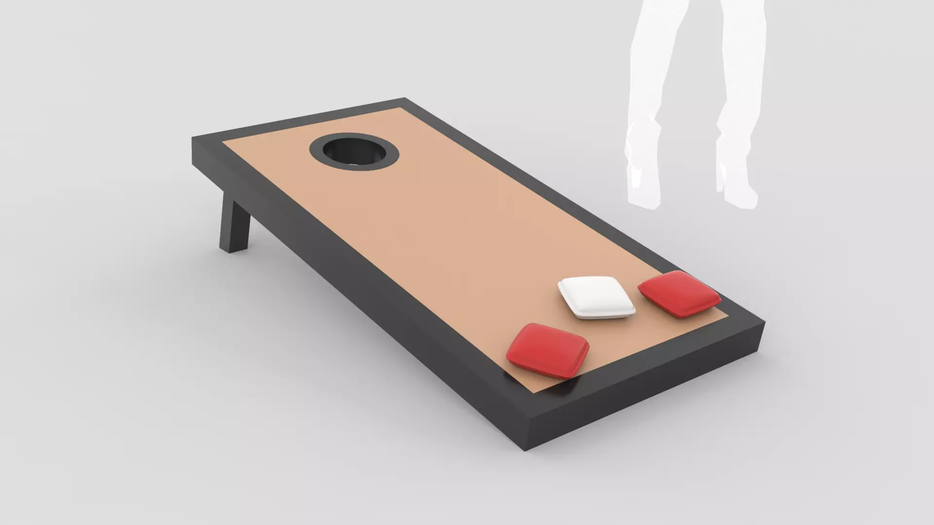 Cornhole Game 3D model