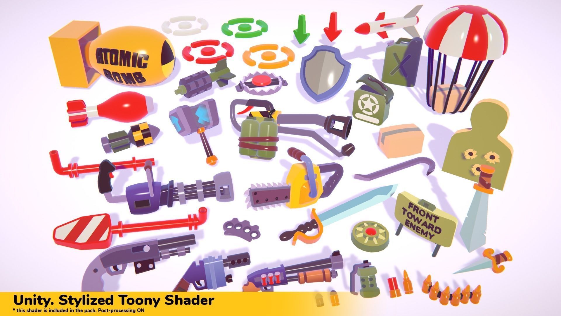 Hypercasual Action Props Pack Volume 2 Low-poly 3D model_2