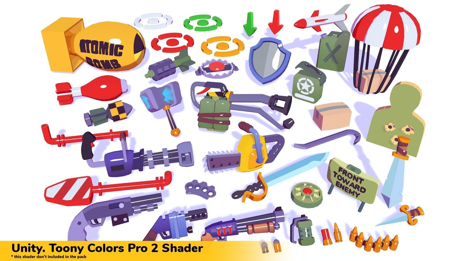 Hypercasual Action Props Pack Volume 2 Low-poly 3D model_1