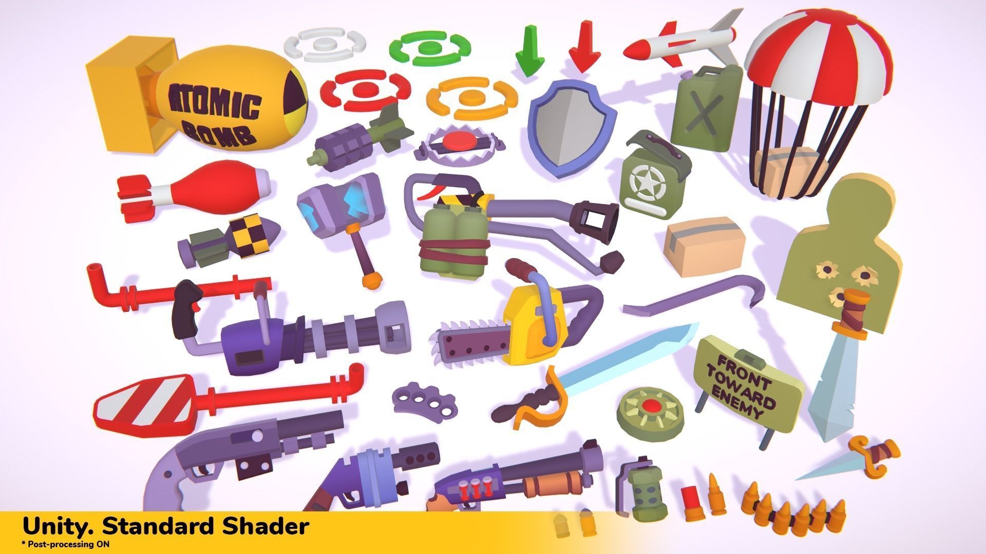 Hypercasual Action Props Pack Volume 2 Low-poly 3D model_4