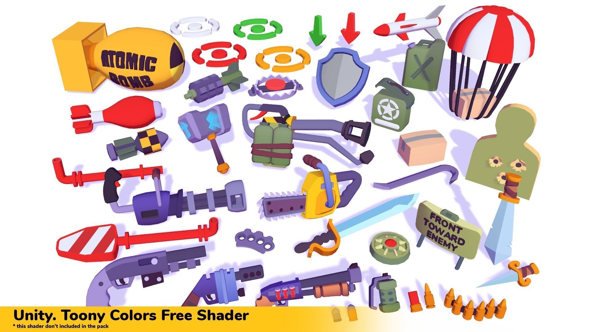 Hypercasual Action Props Pack Volume 2 Low-poly 3D model_3