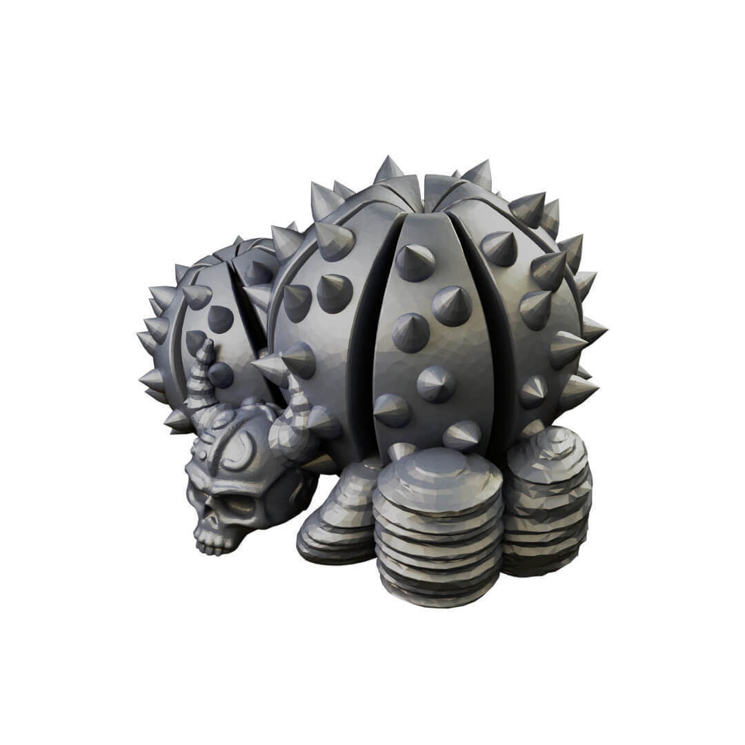 Desert cactus and terrain set for tabletop games 3D Printing 3D print model_39