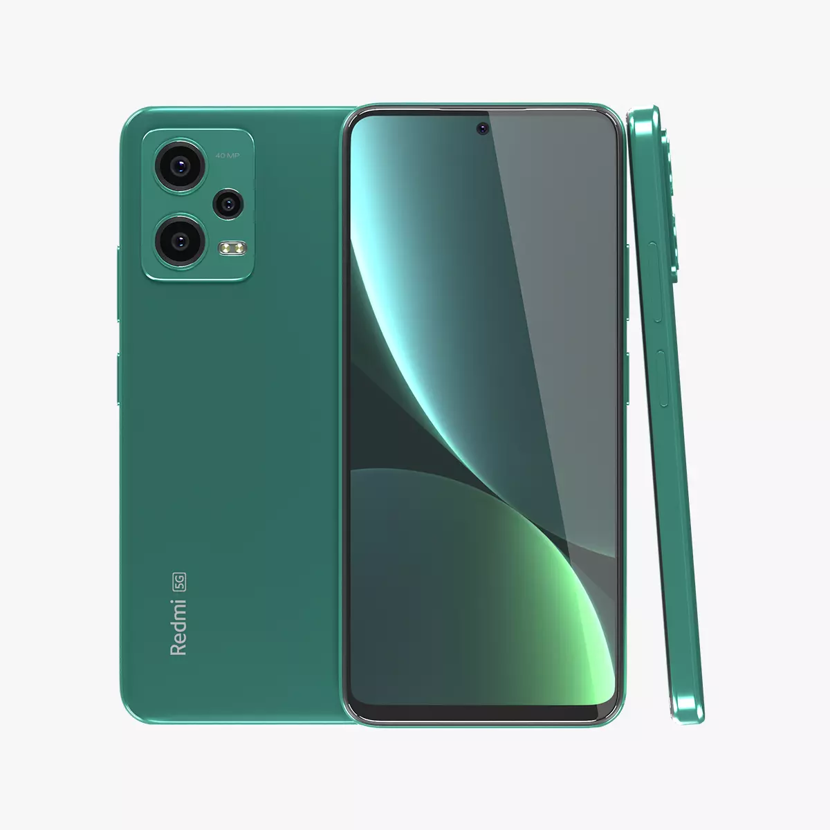 Xiaomi Redmi Note 12 Frosted Green 3D model_0