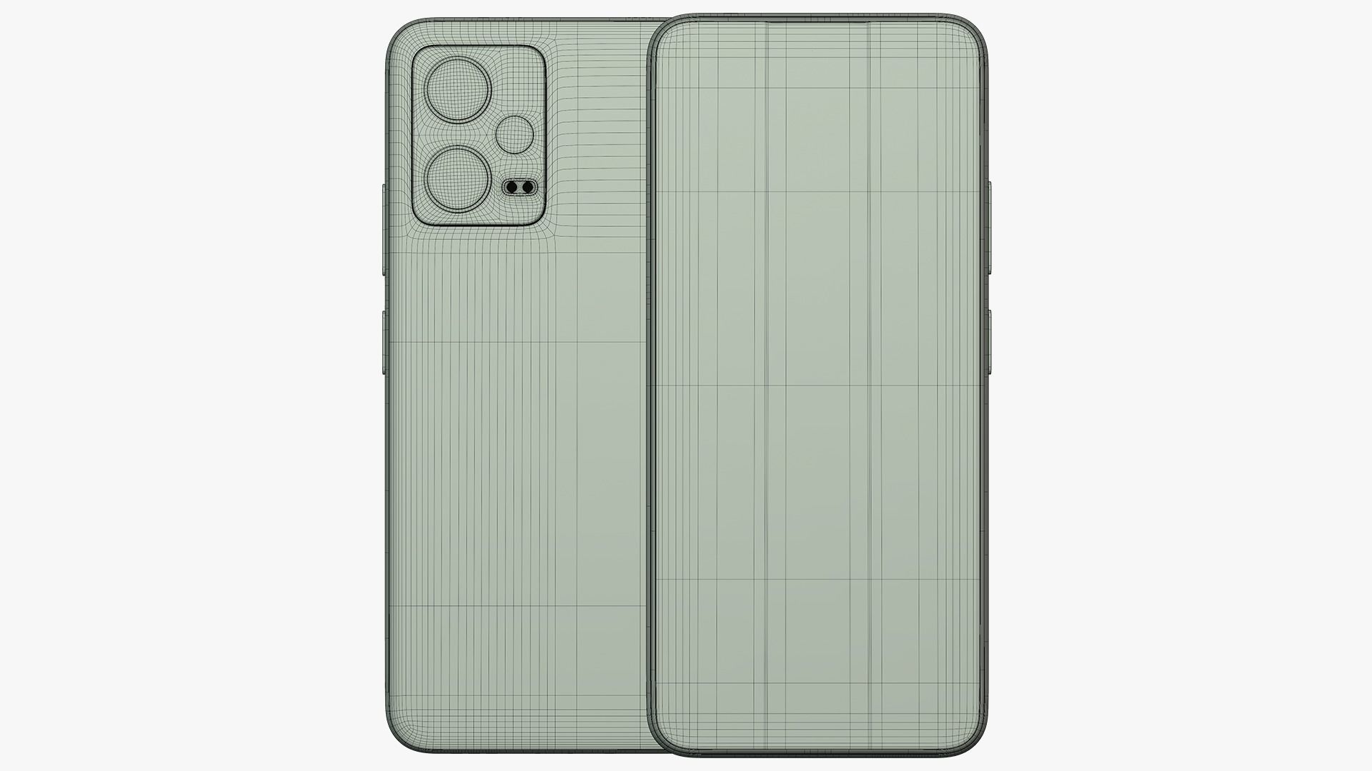 Xiaomi Redmi Note 12 Mystique Blue 3D model_11