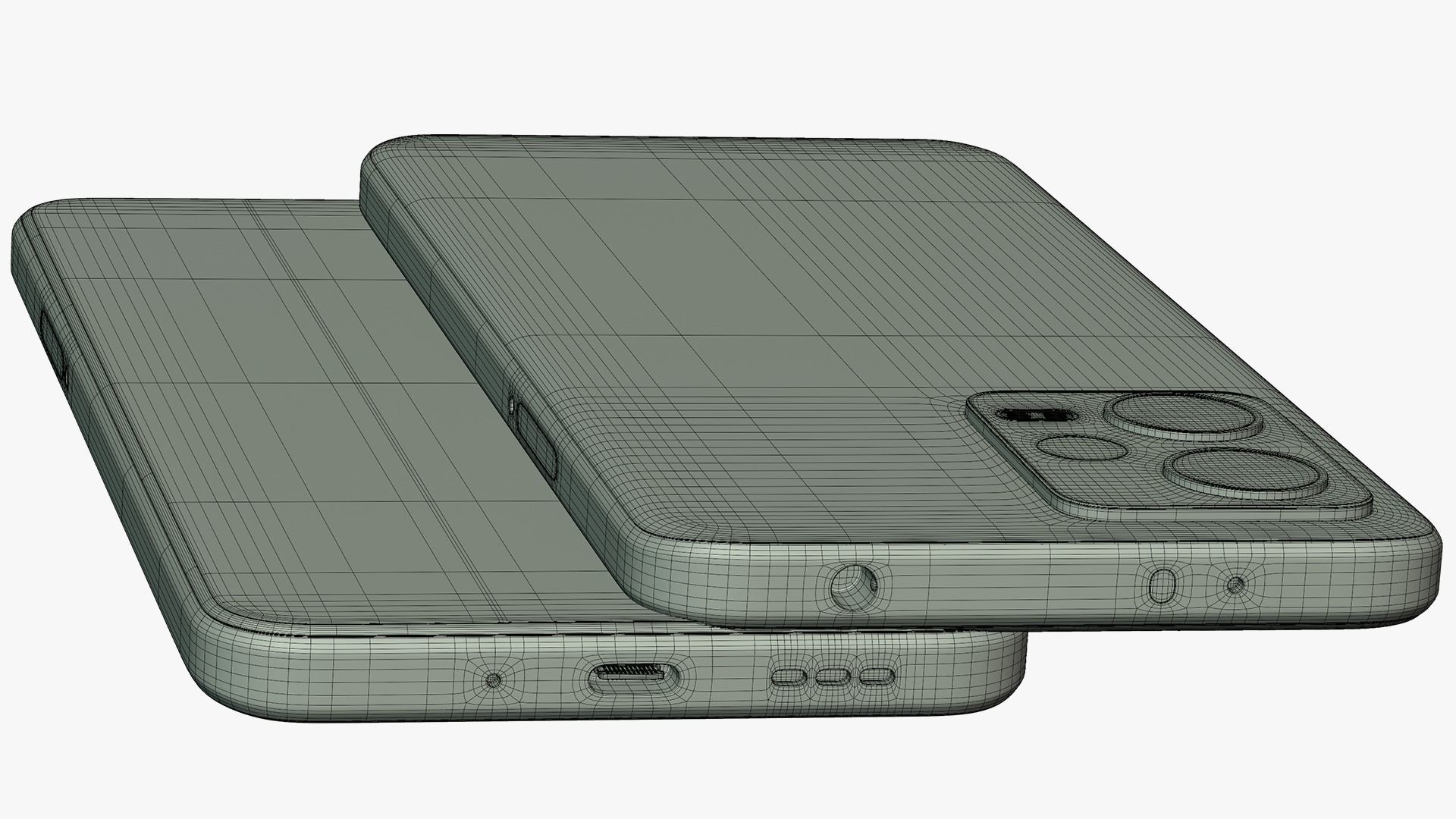 Xiaomi Redmi Note 12 Mystique Blue 3D model_16