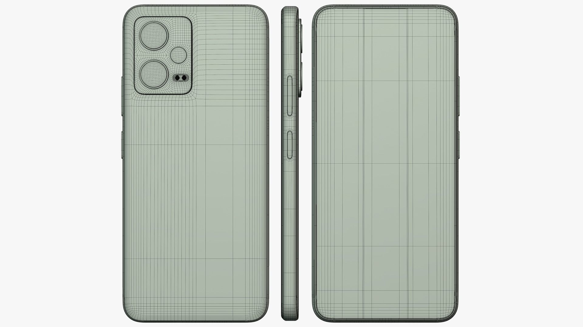 Xiaomi Redmi Note 12 Mystique Blue 3D model_12