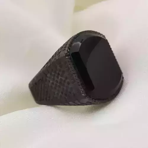 Onyx cutting men ring 3D print model