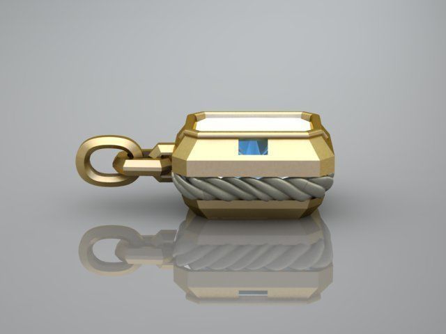 David Yurman Pendant 3D print model_1