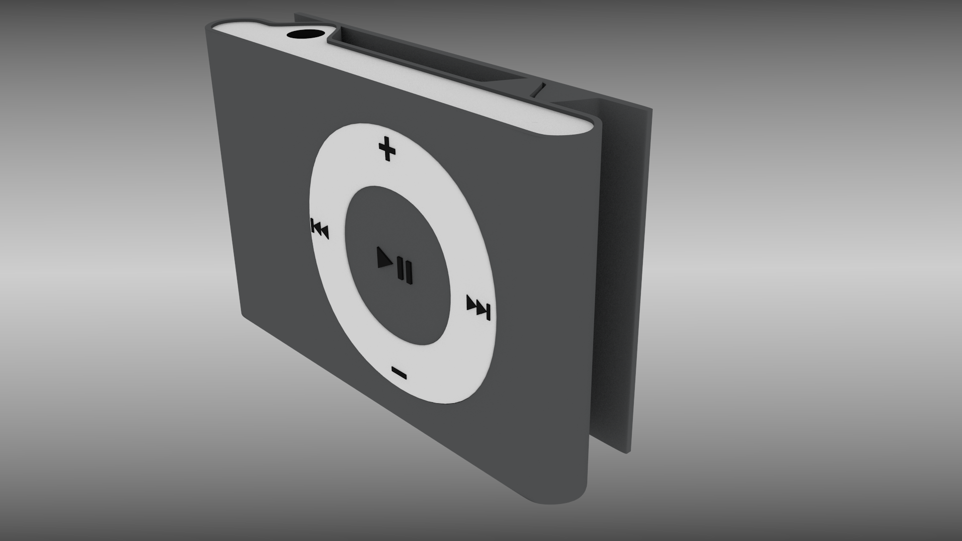 Ipod shuffle 3D model_5