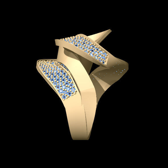 Meander Ring 3D print model_6