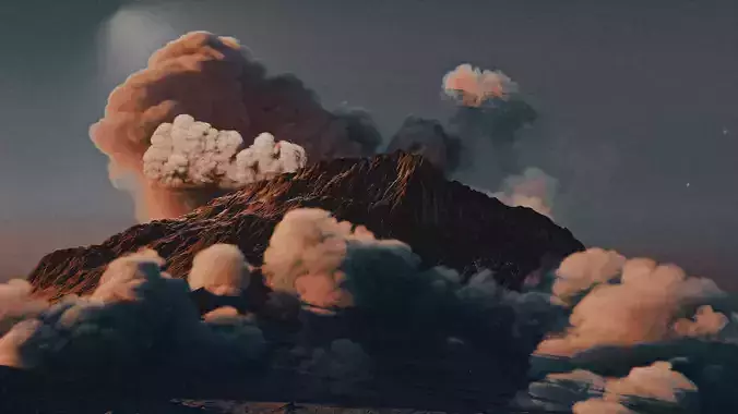 Hero Mountain Textured