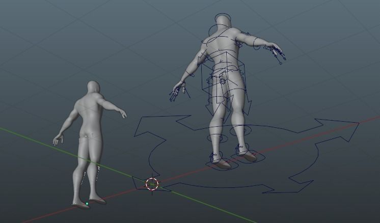 Rigged Male Body 3D model_5