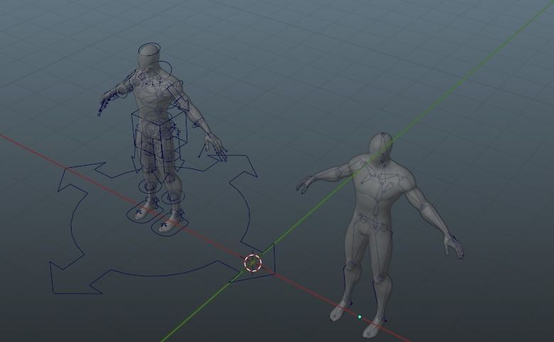Rigged Male Body 3D model_2