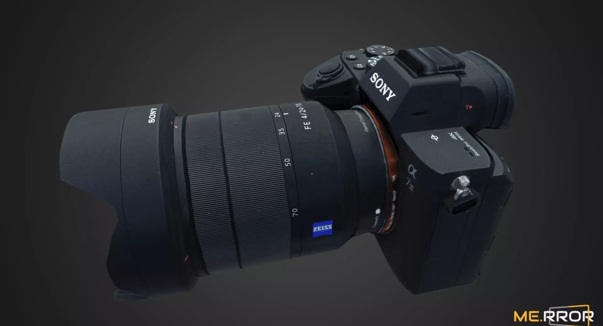 Game Ready DSLR Camera Low-poly 3D model_0