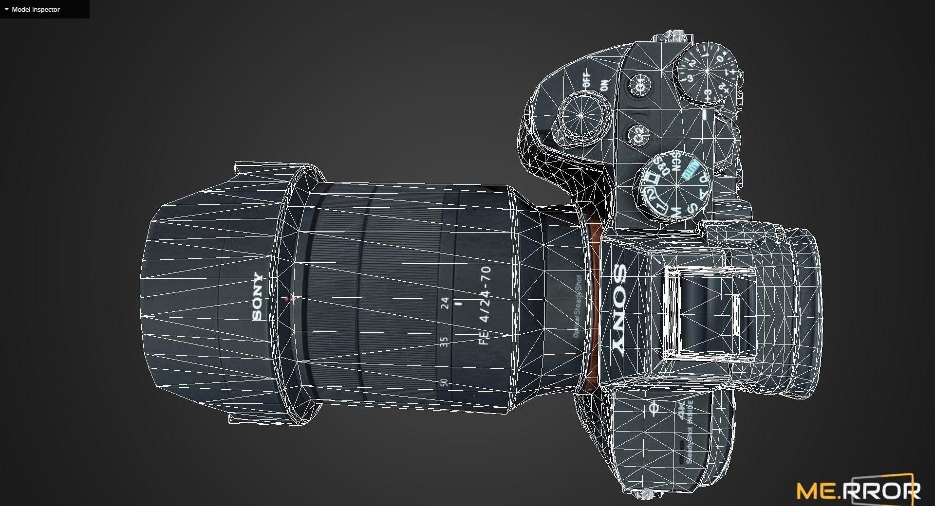 Game Ready DSLR Camera Low-poly 3D model_10