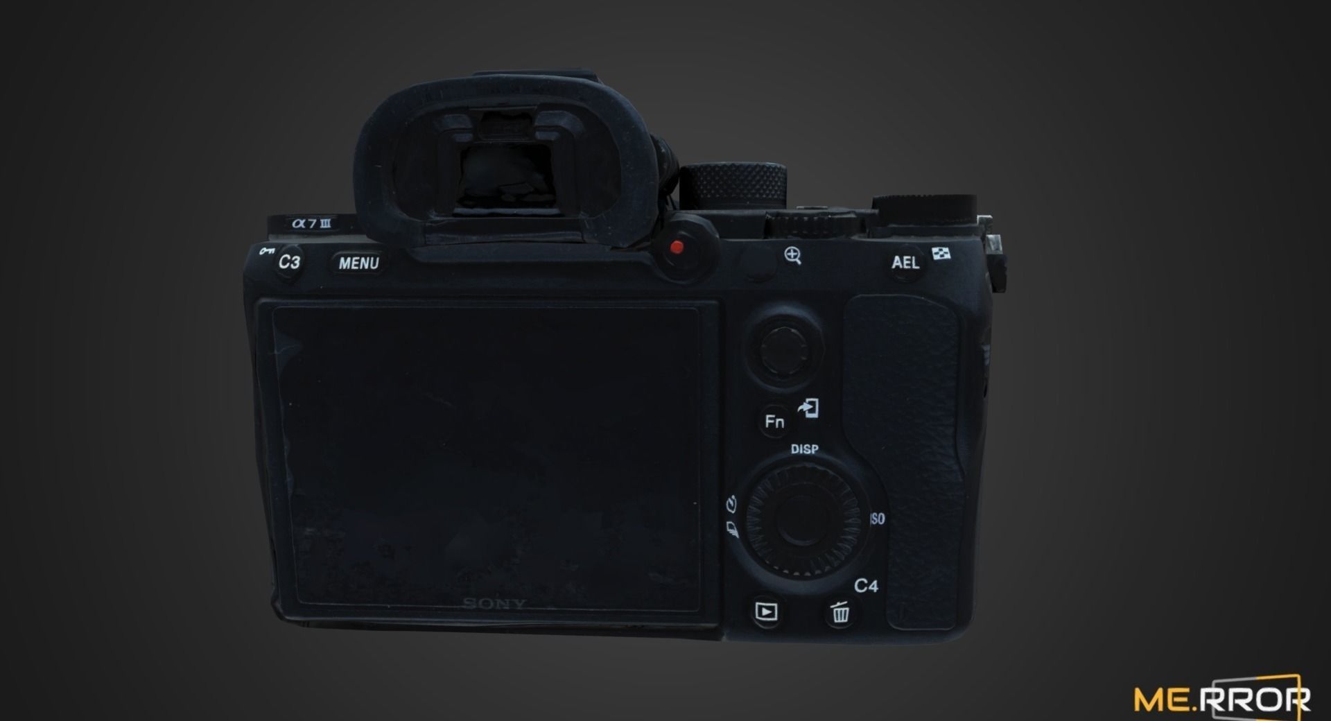 Game Ready DSLR Camera Low-poly 3D model_1