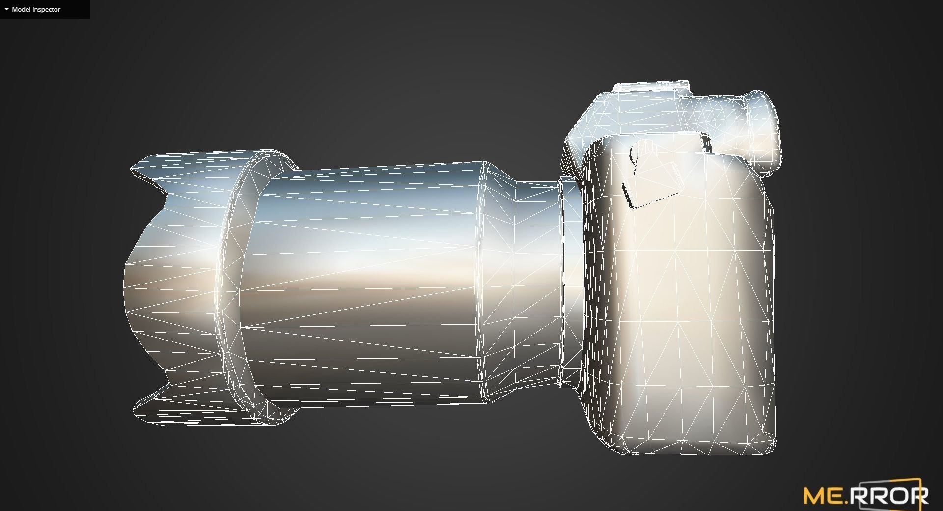 Game Ready DSLR Camera Low-poly 3D model_11