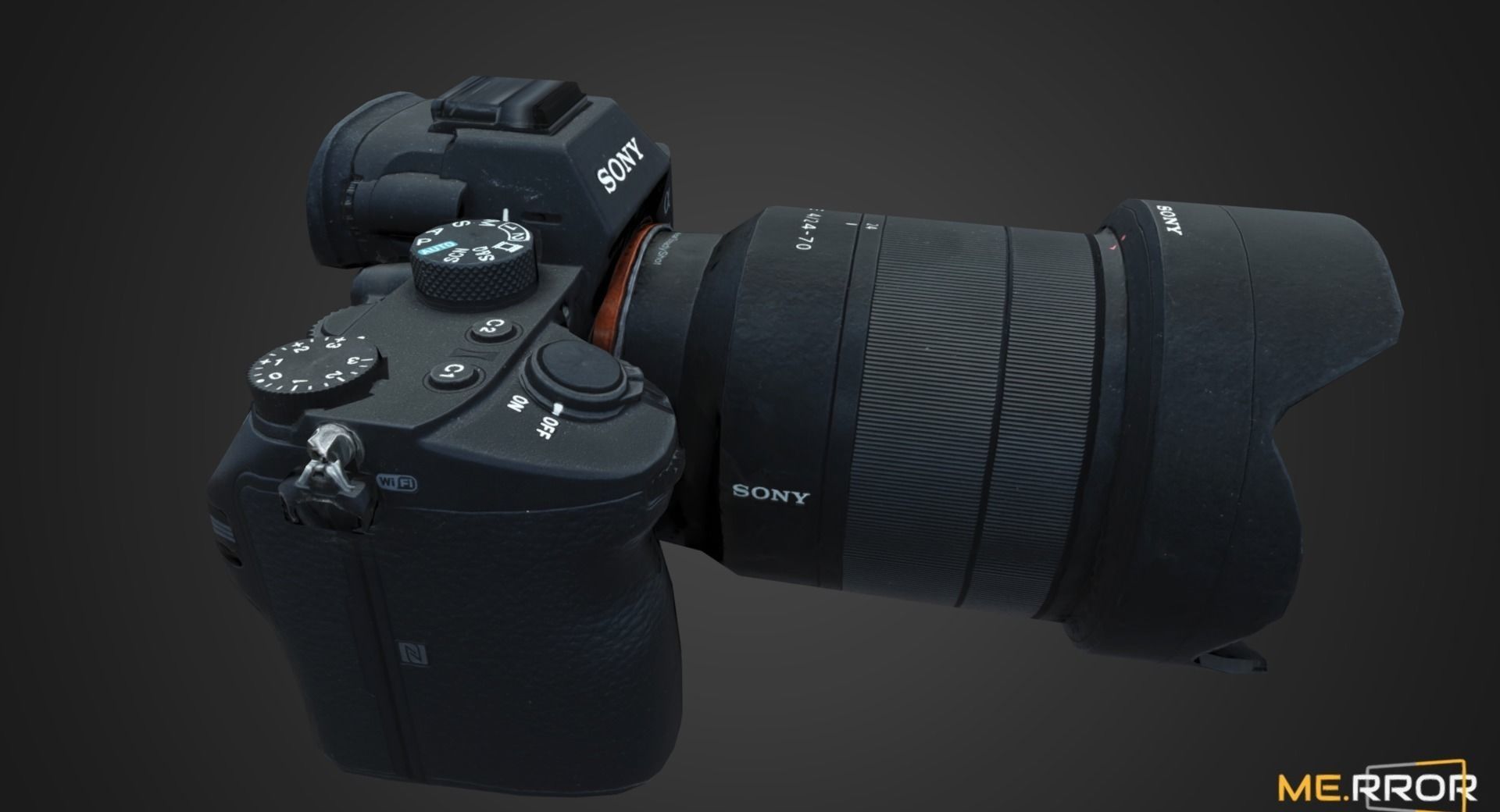 Game Ready DSLR Camera Low-poly 3D model_4