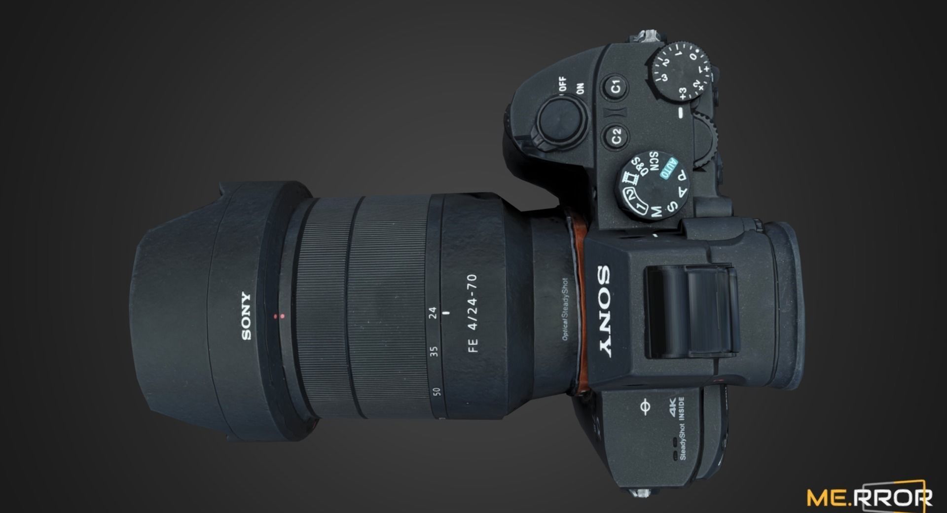 Game Ready DSLR Camera Low-poly 3D model_5