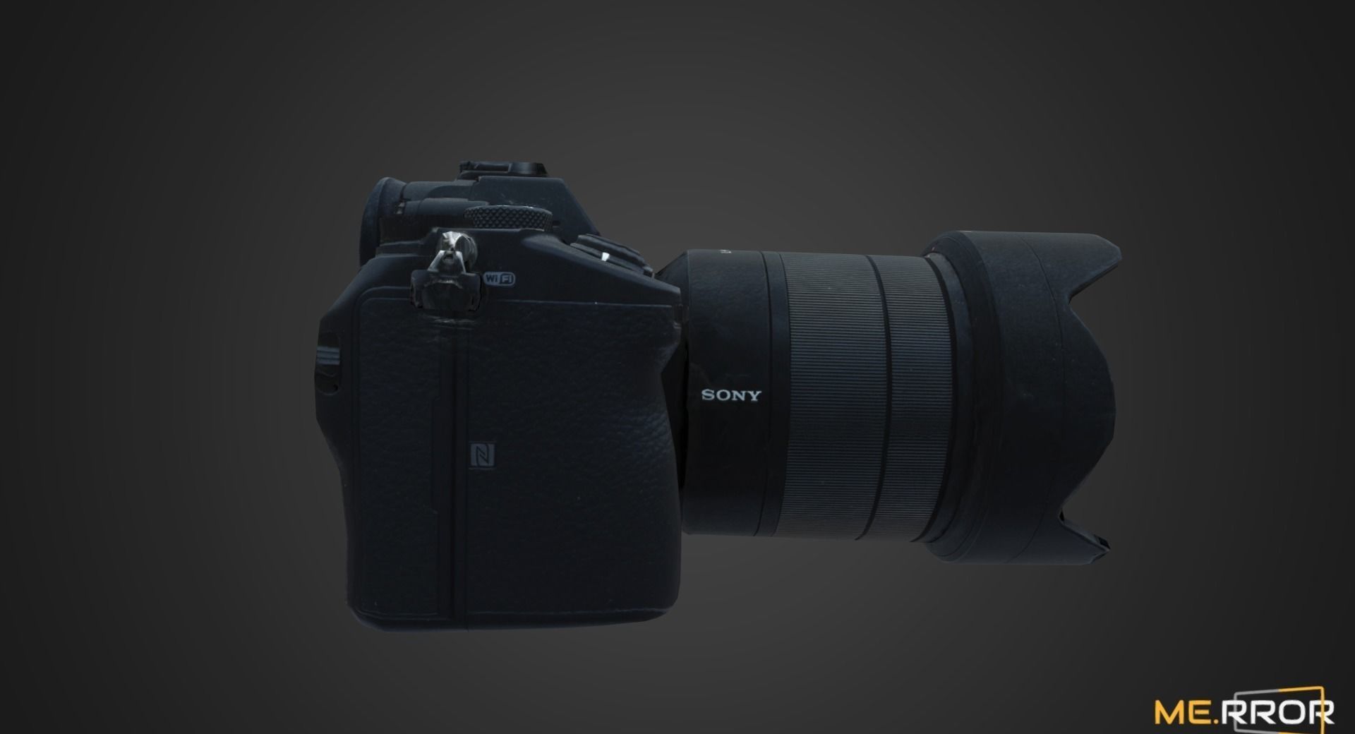 Game Ready DSLR Camera Low-poly 3D model_2