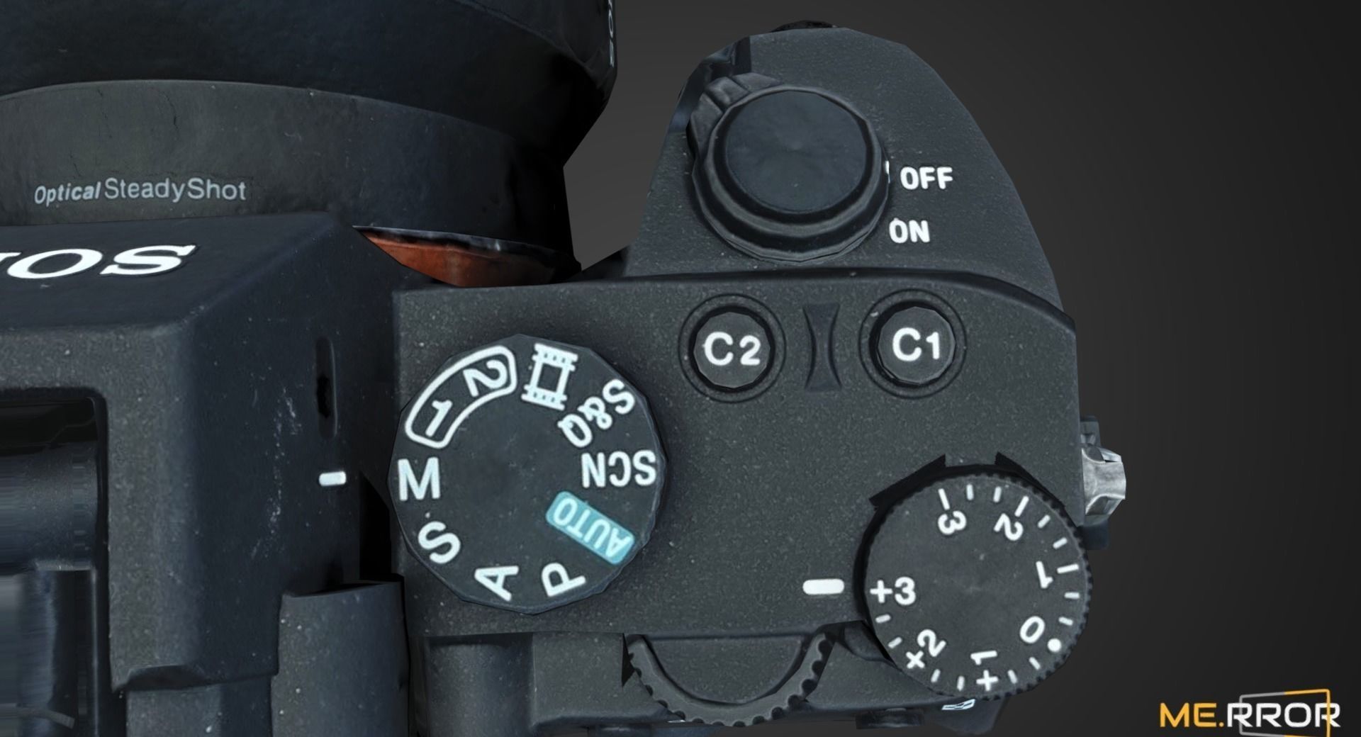 Game Ready DSLR Camera Low-poly 3D model_6