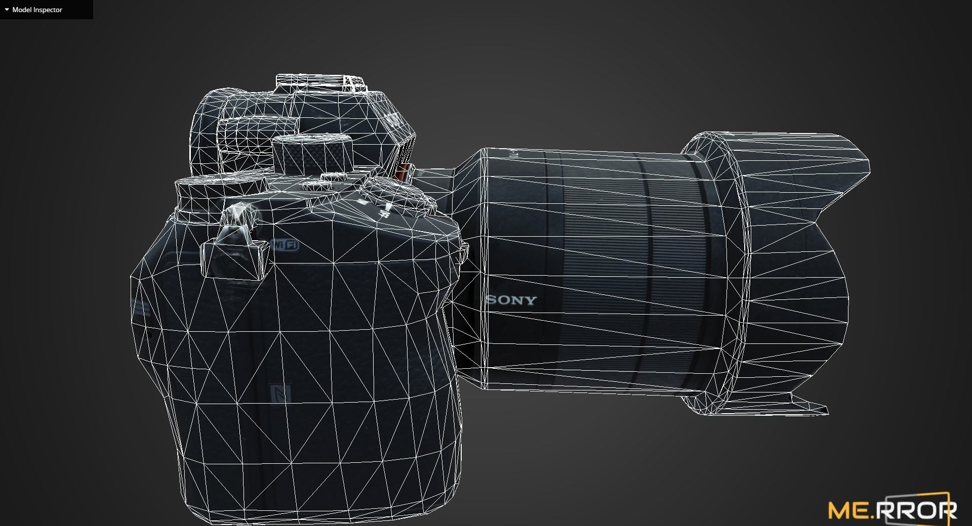 Game Ready DSLR Camera Low-poly 3D model_9