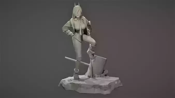 Chainsaw Man - Power 3D print model