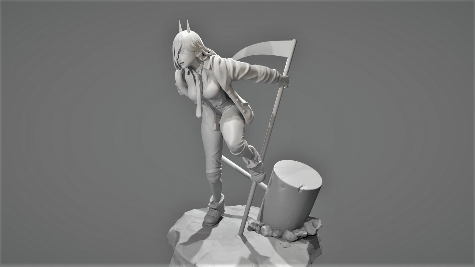 Chainsaw Man - Power 3D print model_3