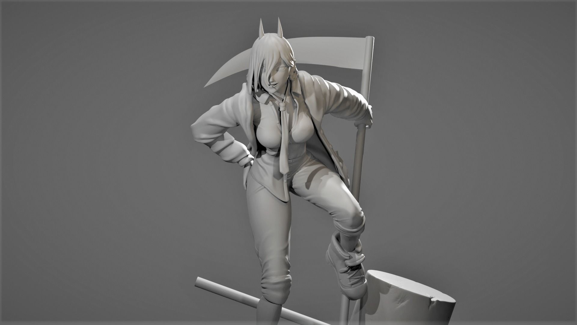 Chainsaw Man - Power 3D print model_5