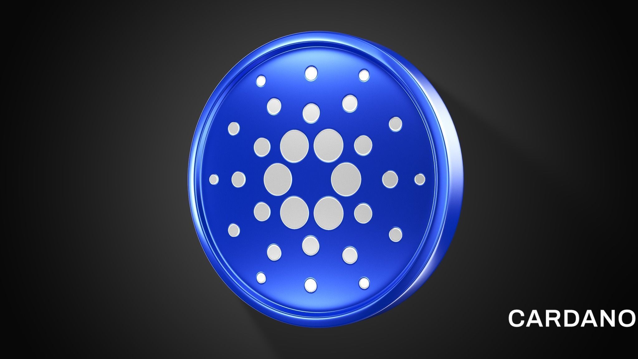 ADA CARDANO Coin 3D model_3