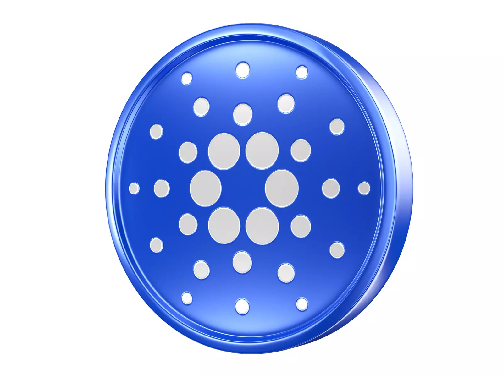ADA CARDANO Coin 3D model_0