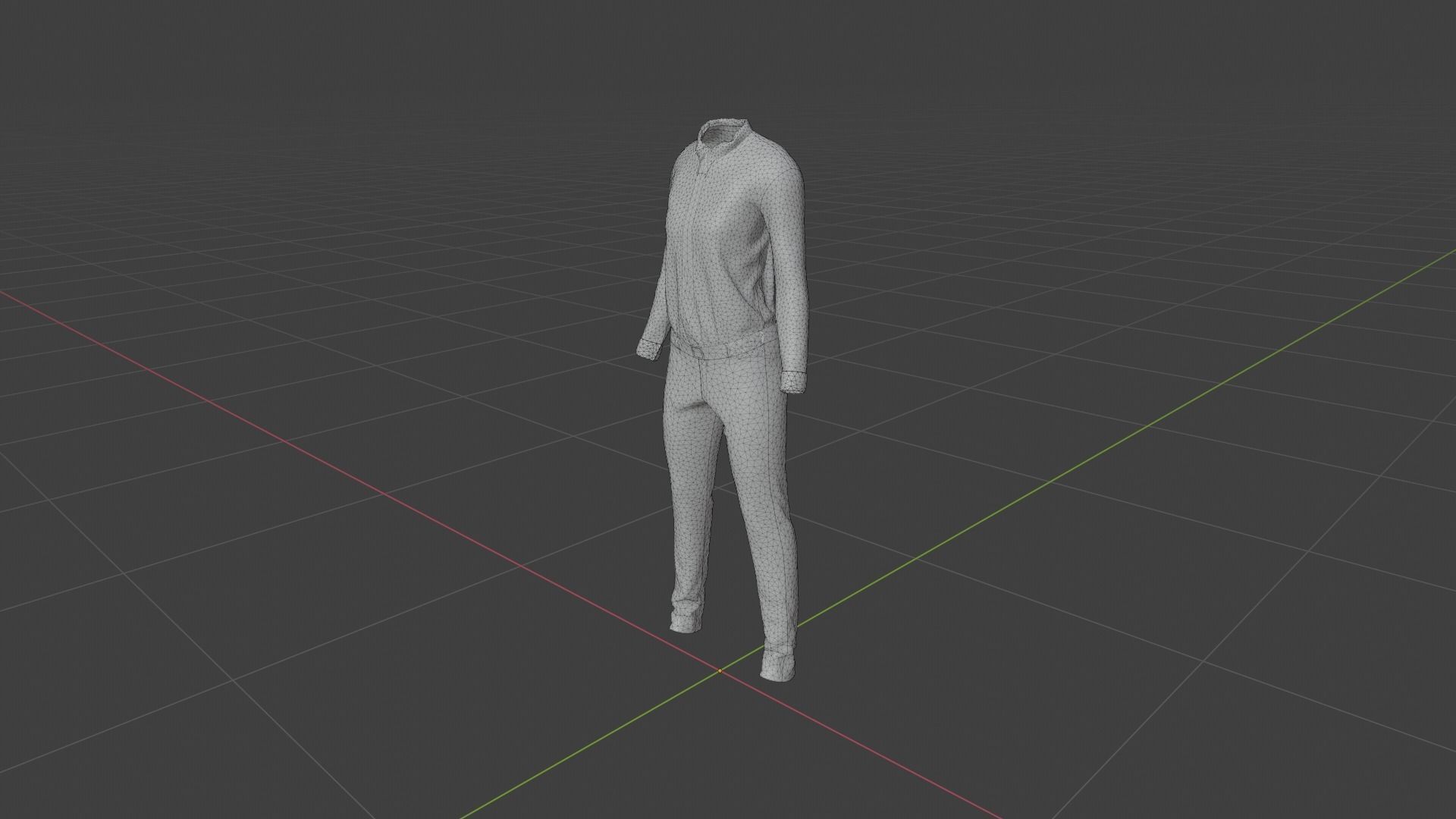 Police Uniform Low-poly 3D model_9