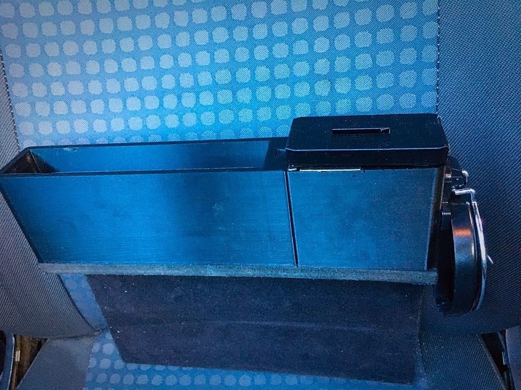 Car Coinbox and Foldable Cup Holder 3D print model_5