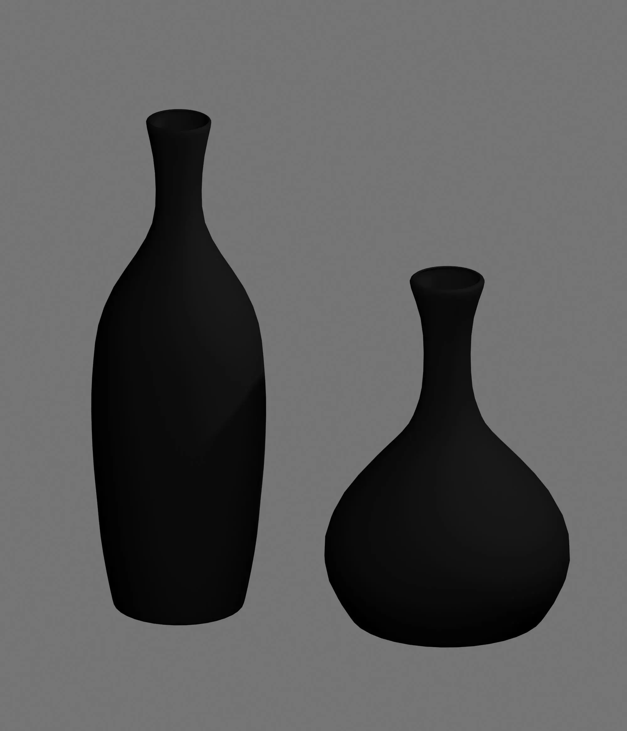 Vase-3 two vases Free 3D model