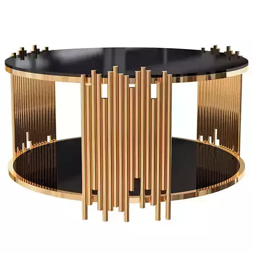 Rose Gold Designer Center Table