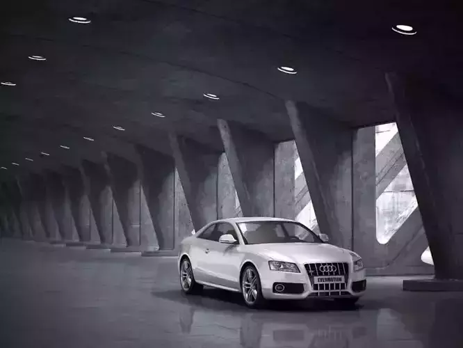 Silver Audi A6 With 18 Inches Rims