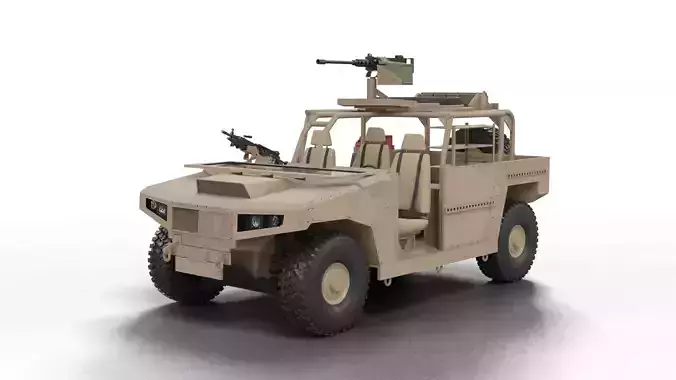 Light Tactical Vehicle Aquus AREG Free 3D model