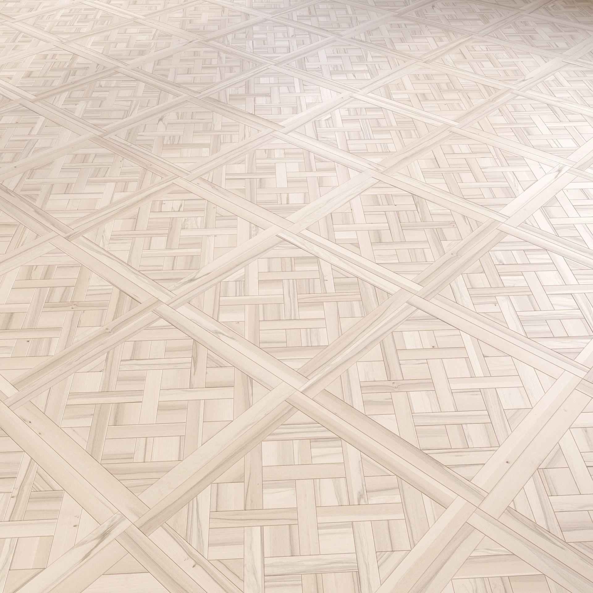Parquet - Laminate - Wooden floor 2 in 1 Low-poly 3D model_1