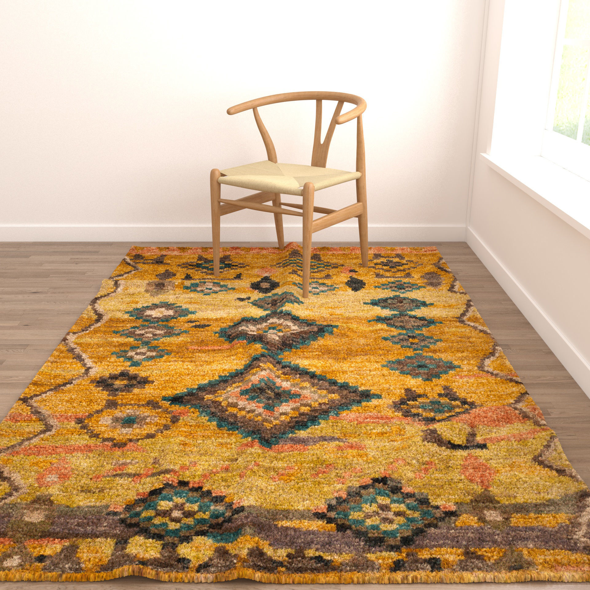 Rugs No 820 Low-poly 3D model_3