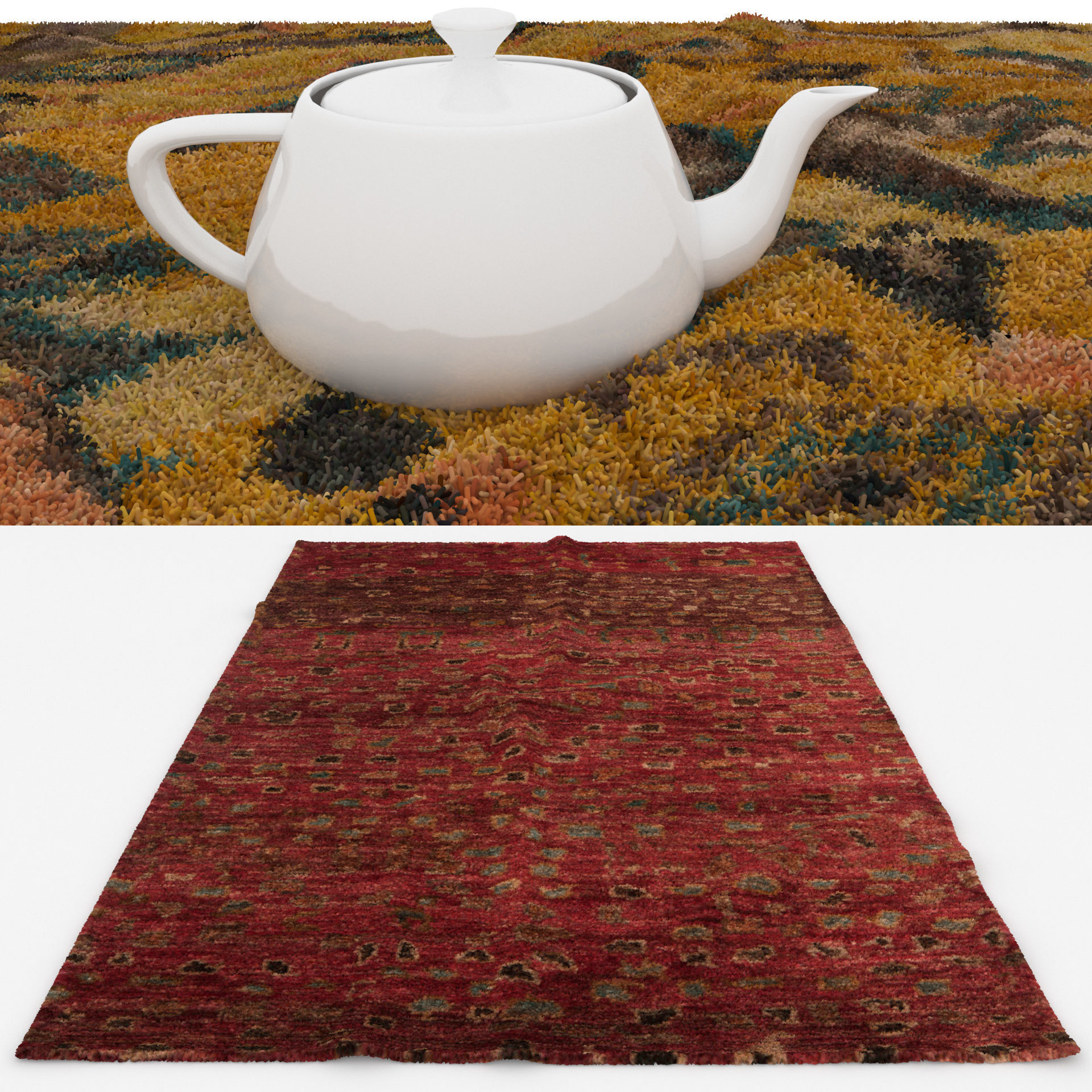Rugs No 820 Low-poly 3D model_1