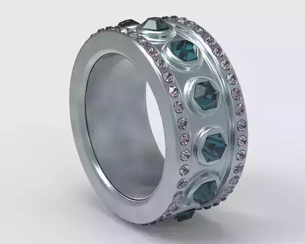 Finger Ring-01 3D print model