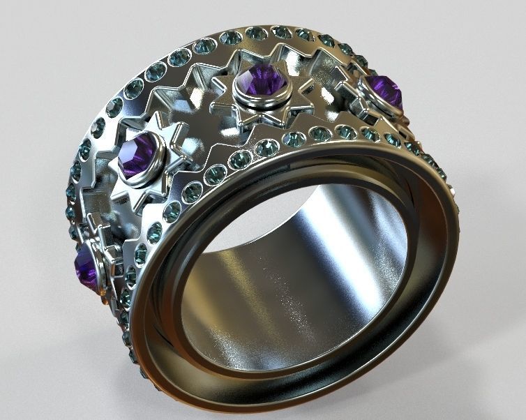 Finger Ring-02 3D print model_2