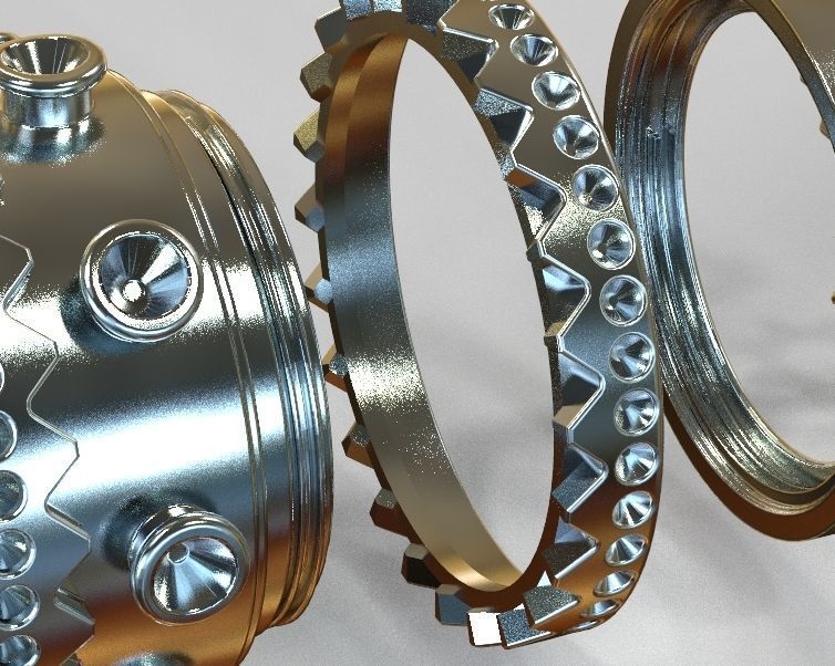 Finger Ring-02 3D print model_43