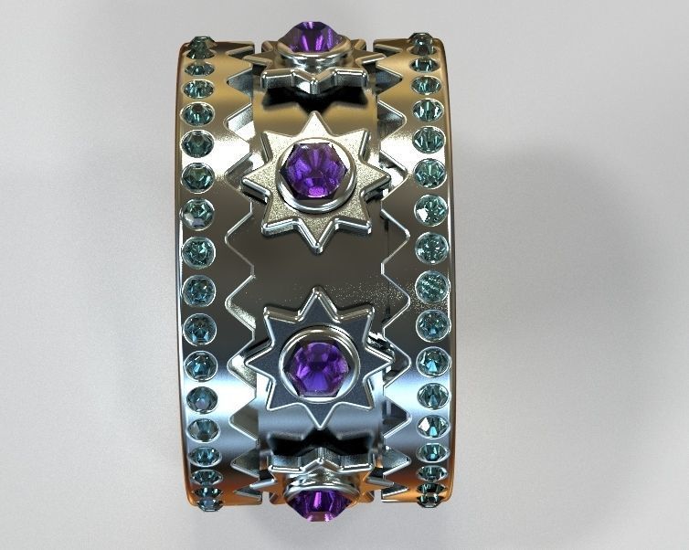 Finger Ring-02 3D print model_4