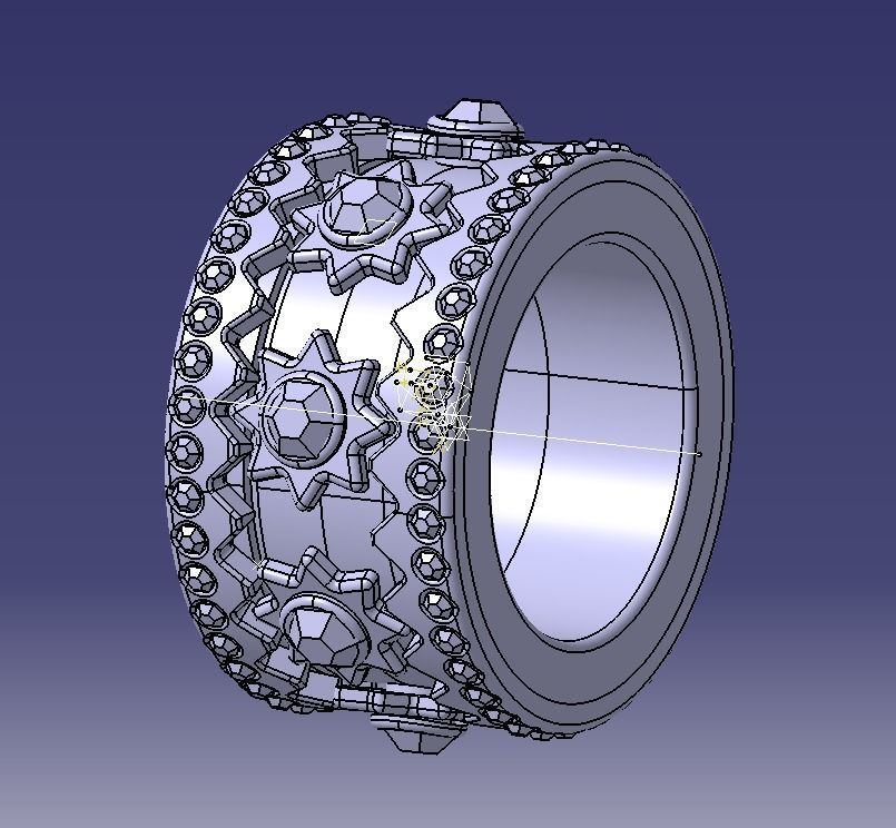 Finger Ring-02 3D print model_65