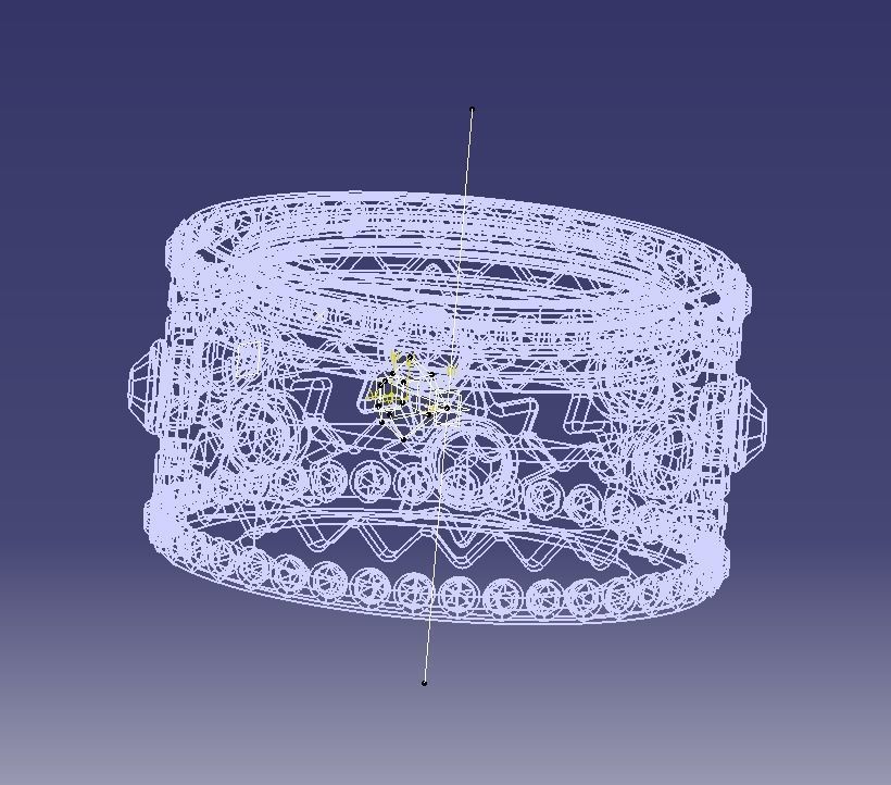 Finger Ring-02 3D print model_9