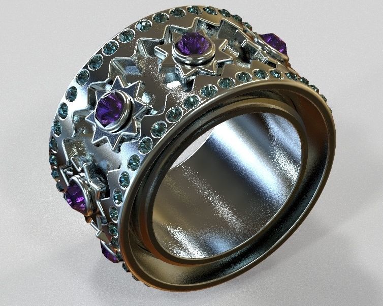 Finger Ring-02 3D print model_25