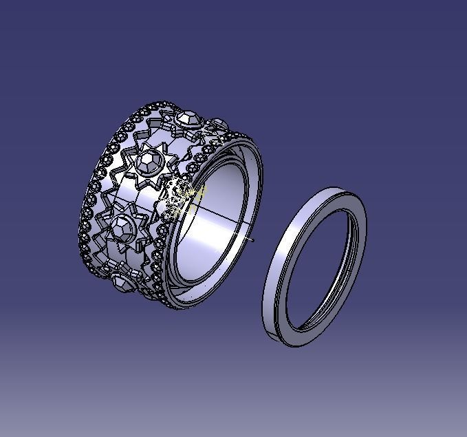 Finger Ring-02 3D print model_18