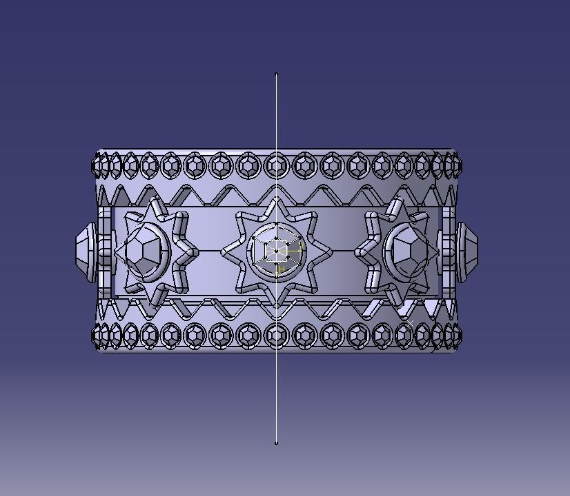 Finger Ring-02 3D print model_12