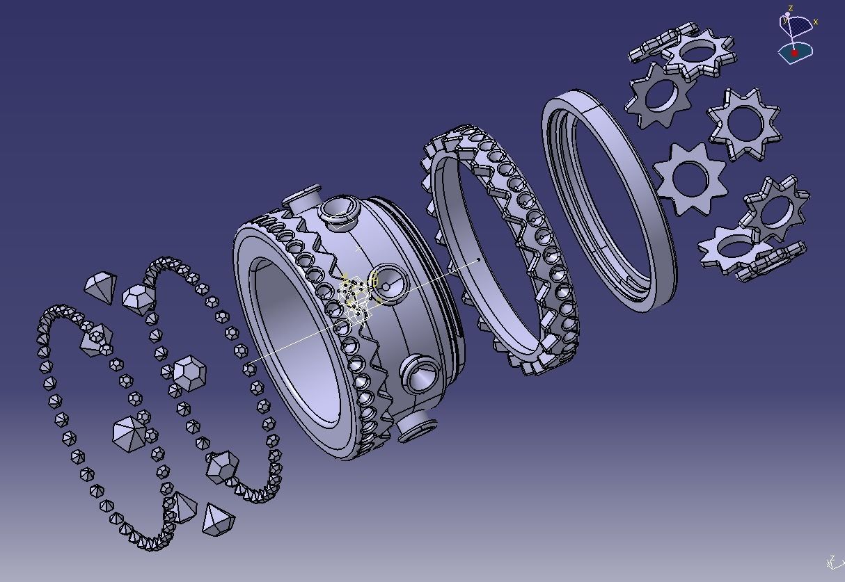 Finger Ring-02 3D print model_55